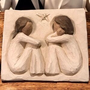 Demdaco Willow Tree Friendship Plaque Susan Lordi 2001